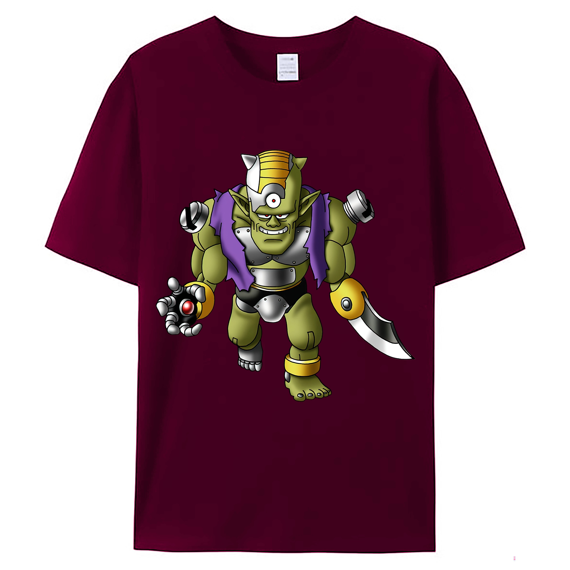 （画像用） ドラゴンクエスト Doragon Kuesuto Dragon Quest レディースカジュアルプリントTシャツ（綿100％）